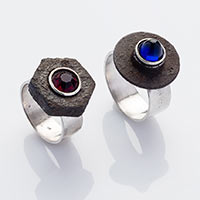 Rings – Silver, Iron, Glas