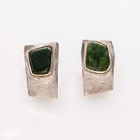 Ohrringe – Silber, Jade